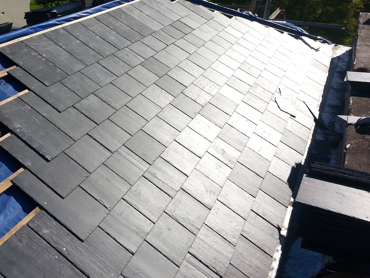 Del Carmen slate re-roof