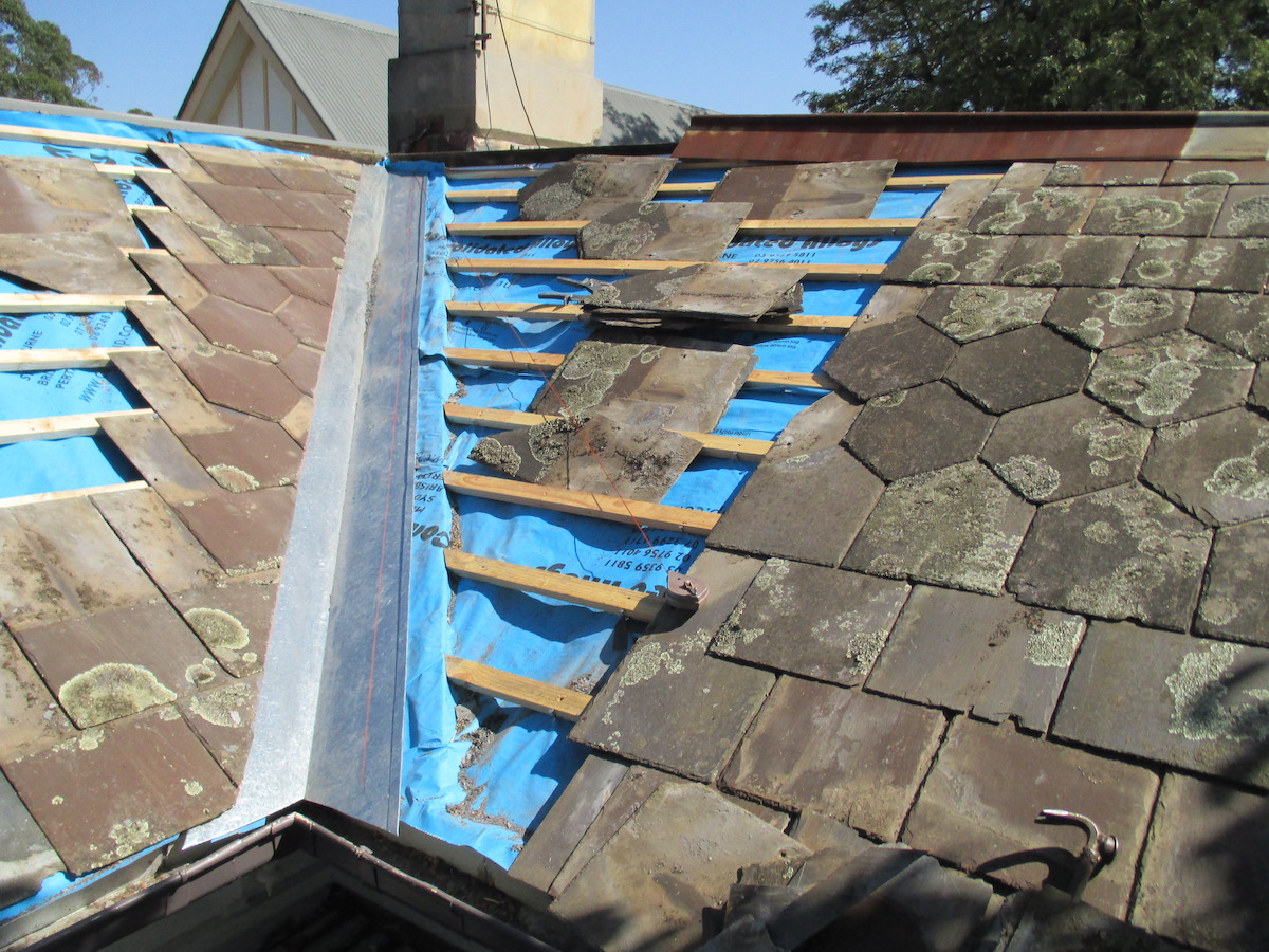 Original slate roof restoration Melbourne